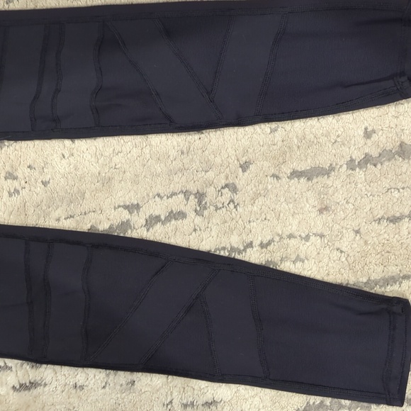 Lululemon Wunder Under Pant (Hi-Rise) (Tech Mesh) Black - Picture 8 of 12